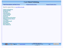 Tablet Screenshot of cavitmuzik.com